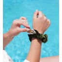 lotta curls Zipper Scrunchie - Olive