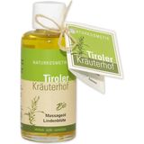 Tiroler Kräuterhof Bio hársfavirág masszázsolaj