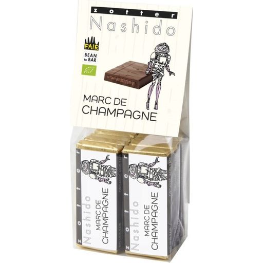 Zotter Schokoladen Organic Nashido Marc de Champagne - 85 g