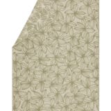 SILVRETTA Flannel Blanket "Linea Flora" 140 x 200 cm