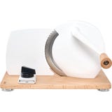 Affettatrice Manuale con Base in Legno e Lama in Acciaio Inox