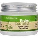 Tiroler Kräuterhof Deodorante in Crema Bio Sensitive - 50 ml
