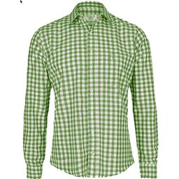 Tu Felix Austria Kinderhemd lang - grün karo