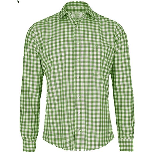 Longsleeve Shirt for Children, checked green