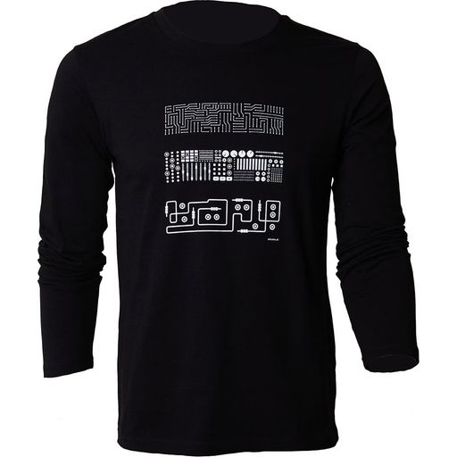 T-shirt Manches Longues Unisexe | Design Tech - Noir