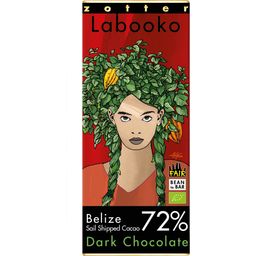 Labooko Bio 72% BELIZE - Sail Shipped Cocoa - 70 g