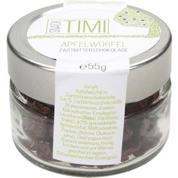 TIMI Apfelwürfel Zartbitterschokolade - 55 g