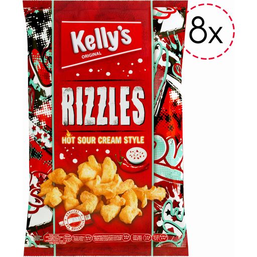 Kelly´s Rizzles - Hot Sour Cream Style - 8 pezzi