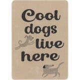 David Fussenegger Koc dla zwierząt &bdquo;cool dogs live here&rdquo;