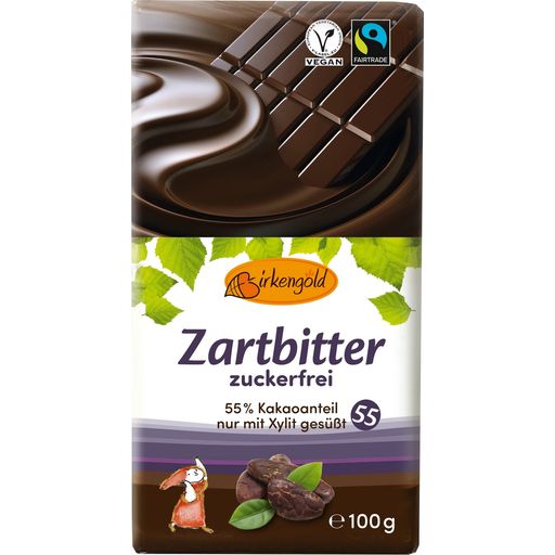 Birkengold Zartbitter Schokolade - 100 g