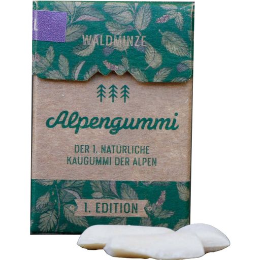 Alpengummi Žvečilni gumi Forest Mint - 12 g