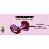 Bio słodkie owoce - Figi w ciemnej, mlecznej czekoladzie
