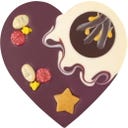 Organic MiXing - Fruity Christmas Heart with Nougat - Deluxe - 125 g