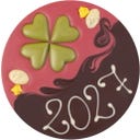 Organic MiXing - New Year's Chocolate: Good Luck in the New Year! Deluxe - 125 g