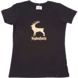Tu Felix Austria T-Shirt Nera da Uomo "Jagdaufsicht"