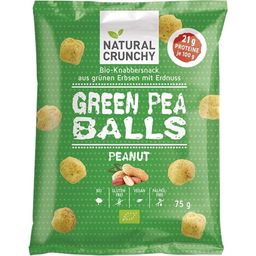 NATURAL CRUNCHY Green Pea Balls Peanut Bio - 75 g