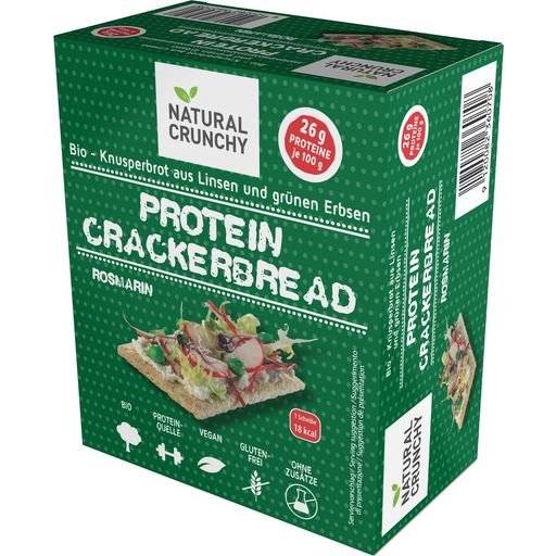 NATURAL CRUNCHY Organic Protein Crackerbread - Rosmarin - 100 g