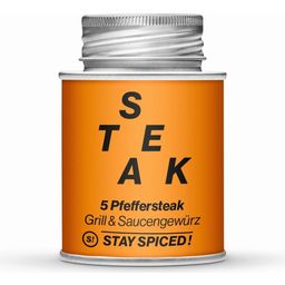 Stay Spiced! 5 Pfeffer Steak Gewürz - 70 g
