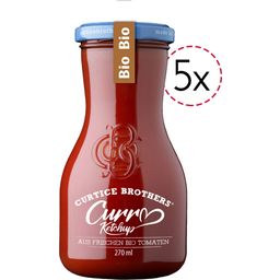 Curtice Brothers Bio Curry Ketchup - 5 stuks