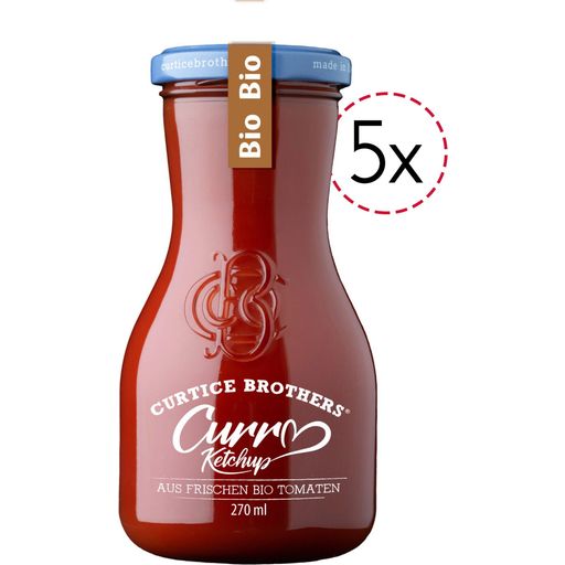 Curtice Brothers Ketchup al Curry Bio - 5 pezzi