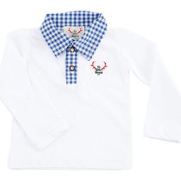 Tu Felix Austria Polo majica za fantke - modri karo