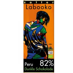 Zotter Schokoladen Bio Labooko 82% Peru - 70 g