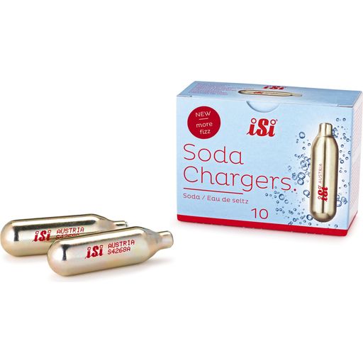 iSi Soda Charger Capsules, Pack of 10 - 1 Pkg