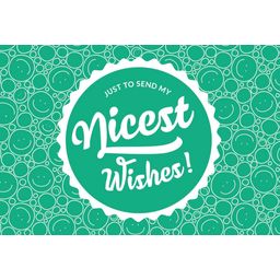 From Austria Grußkarte "Nicest Wishes"