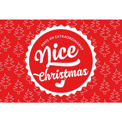 FromAustria Piccantino Bigliettino Personale - Nice Christmas!