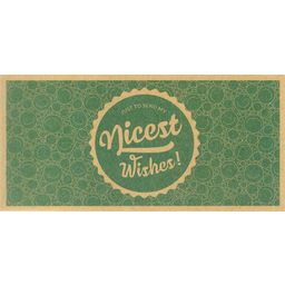 Nicest Wishes! - Buono Acquisto Stampato su Carta Riciclata - Nice Wishes