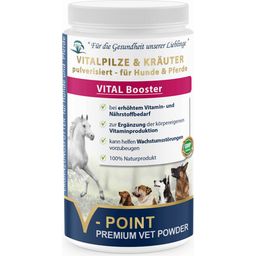 VITAMIN Booster - Vitalpilz- und Premium Kräuterpulver für Hunde und Pferde