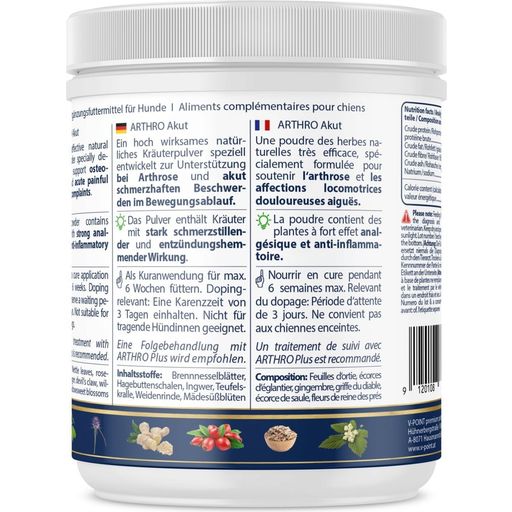 V-POINT ARTHRO Akut Herbal Powder for Dogs - 250 g