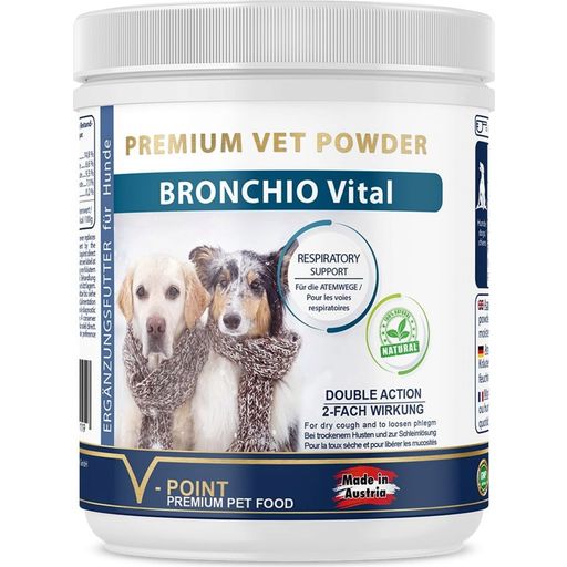 V-POINT BRONCHIO Vital Kräuterpulver für Hunde - 200 g