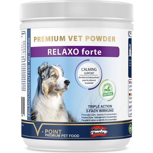 V-POINT RELAXO Forte Kräuterpulver für Hunde - 200 g