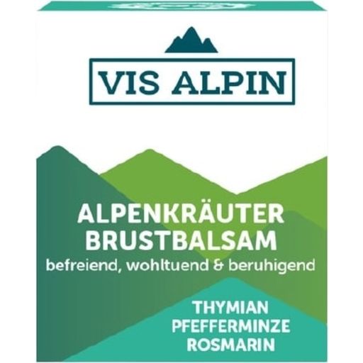 VIS ALPIN Biologische Alpenkruiden Borstbalsem - 60 g