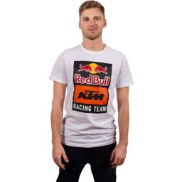 Red Bull KTM Racing Team Majica z emblemom bela