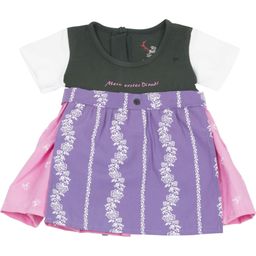 Baby Dress with Purple Apron 