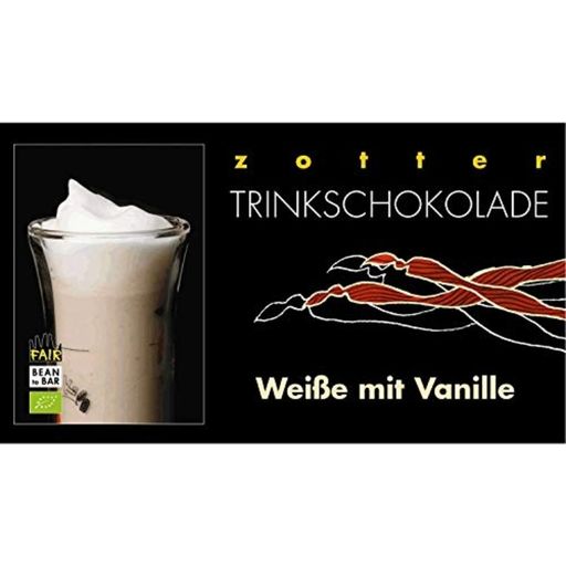 Zotter Schokoladen Bio Trinkschokolade Weiße mit Vanille - 110 g