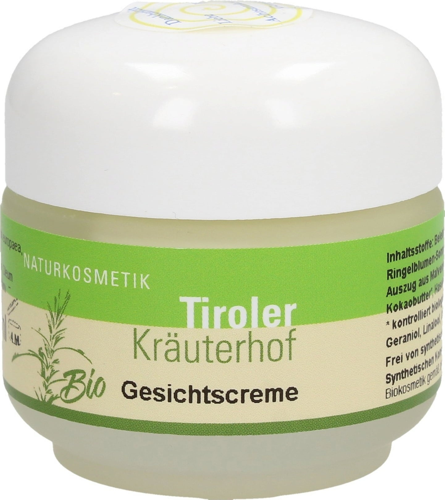 Crème Visage Bio, 30 ml