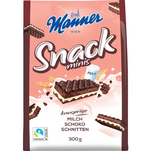 Manner Snack mini's - zakjes - Chocolade