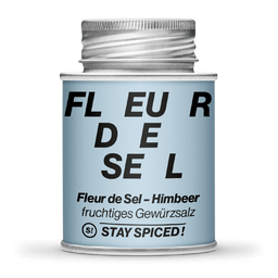 Stay Spiced! Fleur de Sel / Flor de Sal - Framboos - 80 g