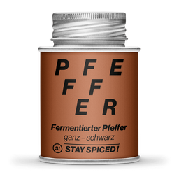 Stay Spiced! Fermentierter Pfeffer - schwarz ganz - 80 g