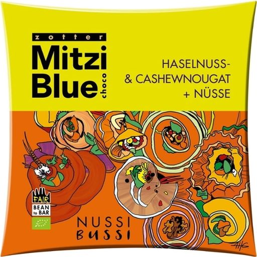 Zotter Schokoladen Organic Mitzi - Blue NutMiX