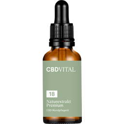 Organic CBD Natural Extract Premium 18% - 30 ml