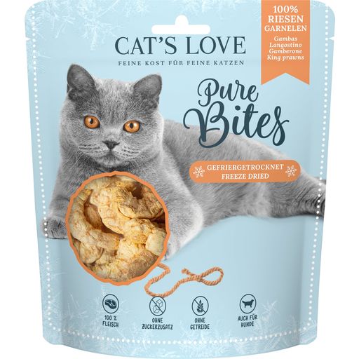 Cat's Love Pure Bites - Gamberoni - 25 g