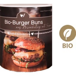 Bio Burger Buns aus Briocheteig mit Sesam