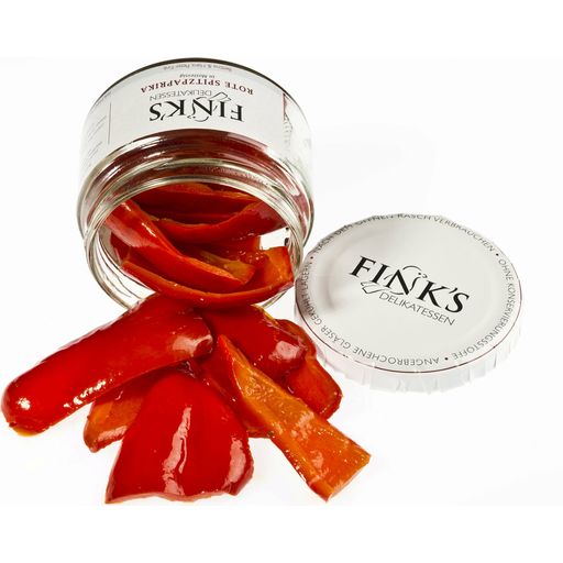 Fink's Delikatessen Red Long Peppers in Wine Vinegar - 280ml