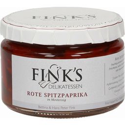 Fink's Delikatessen Peperone Corno Rosso in Aceto di Sidro - 280 ml