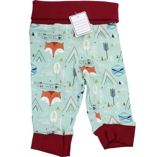 wila Toddler Pants - Foxes, Red/Pink