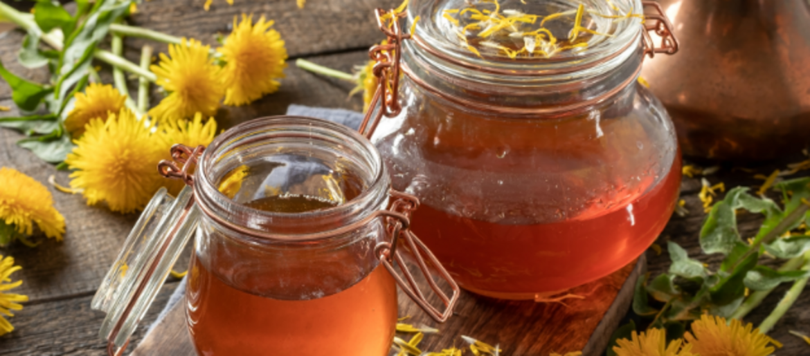 Making Dandelion Honey At Home